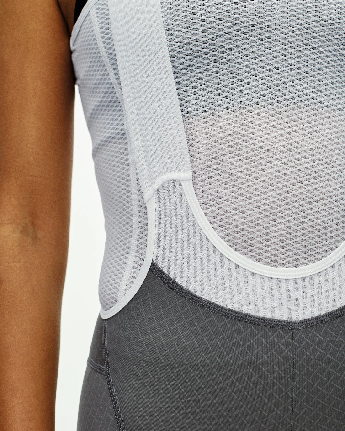 PAS NORMAL STUDIO Mechanism Logo Women Bib Shorts - Medium Grey