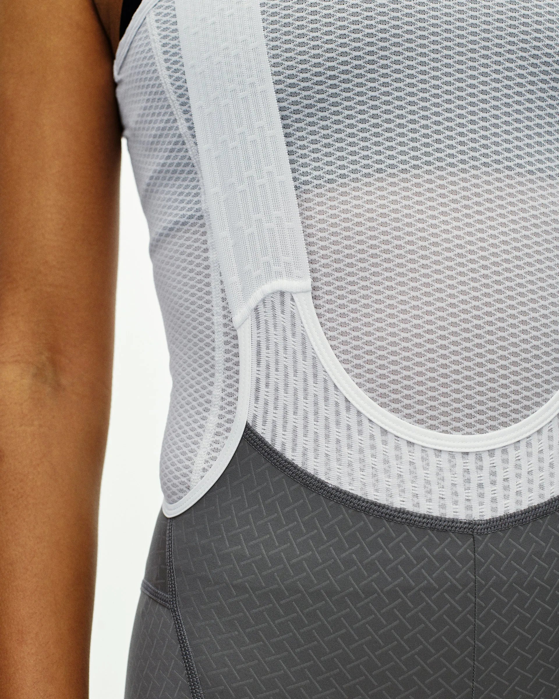 PAS NORMAL STUDIO Mechanism Logo Women Bib Shorts - Medium Grey
