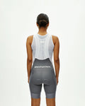 PAS NORMAL STUDIO Mechanism Logo Women Bib Shorts - Medium Grey