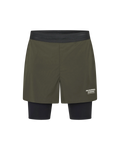 PAS NORMAL STUDIOS Balance 2 In 1 Shorts - Dark Olive