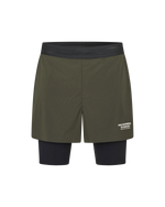 PAS NORMAL STUDIOS Balance 2 In 1 Shorts - Dark Olive