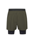 PAS NORMAL STUDIOS Balance 2 In 1 Shorts - Dark Olive