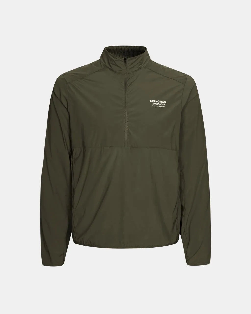 PAS NORMAL STUDIOS Balance Half Zip Jacket - Dark Olive