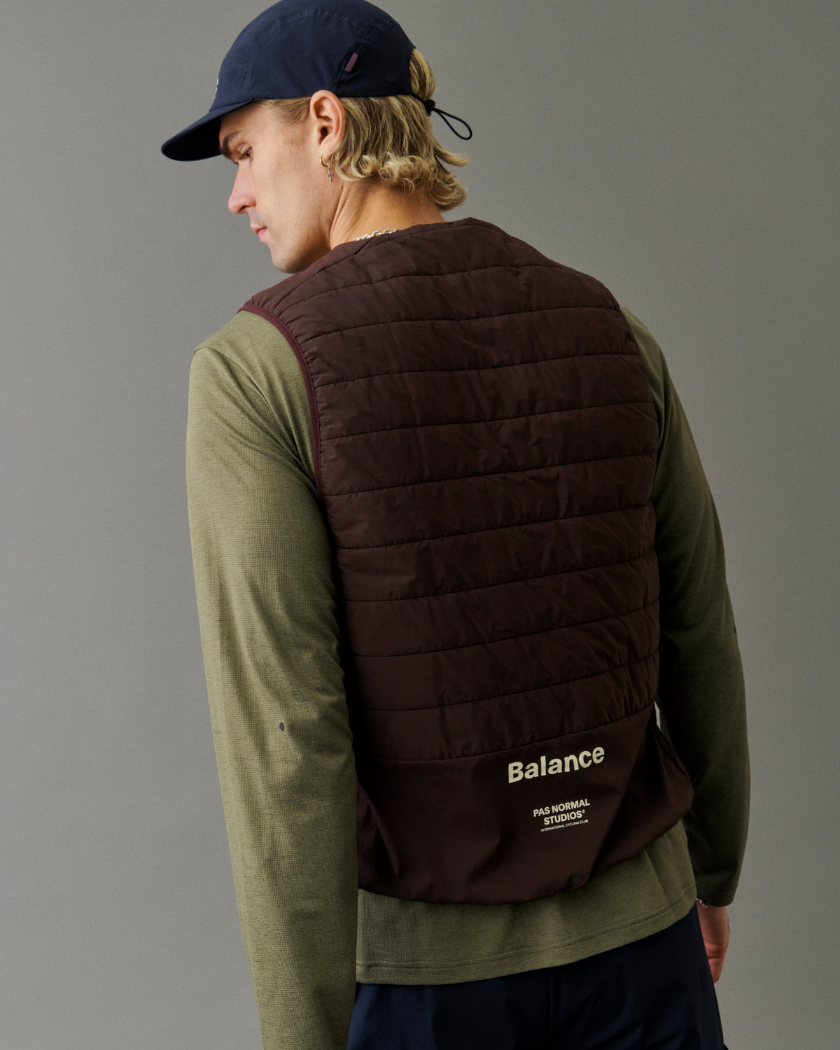 PAS NORMAL STUDIOS Balance Insulated Vest - Dark Red