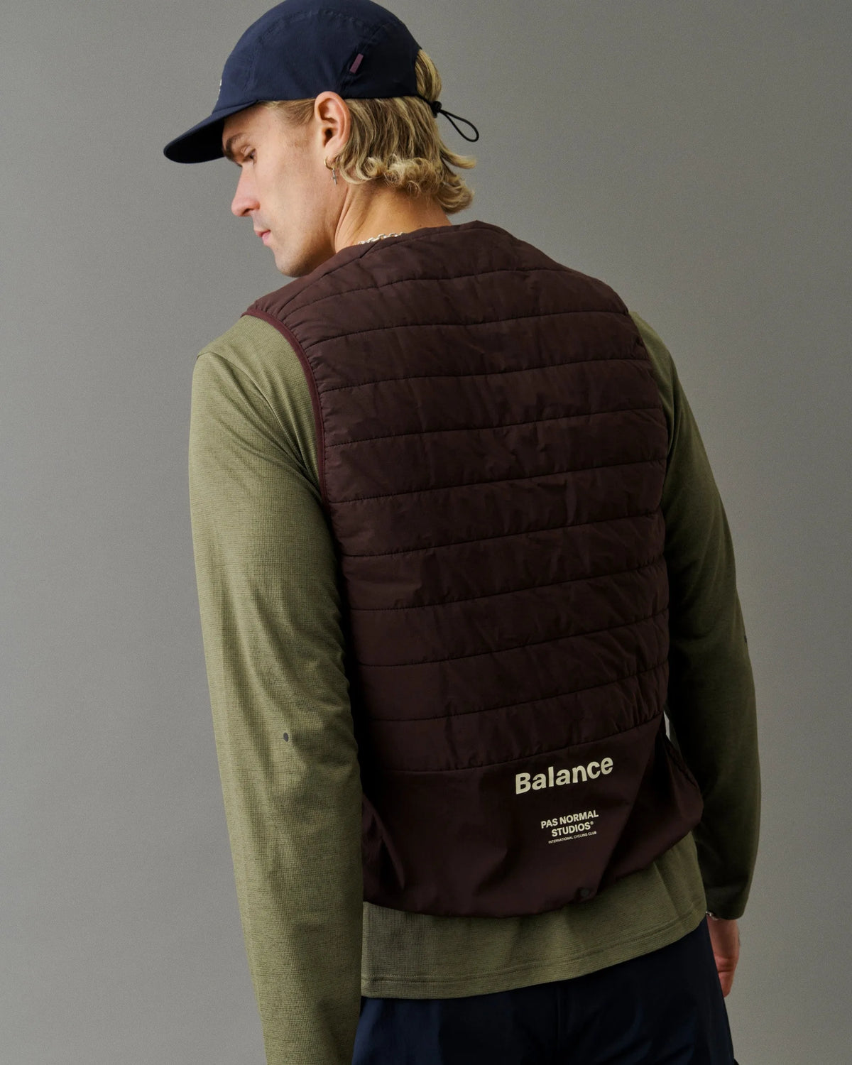 PAS NORMAL STUDIOS Balance Insulated Vest - Dark Red