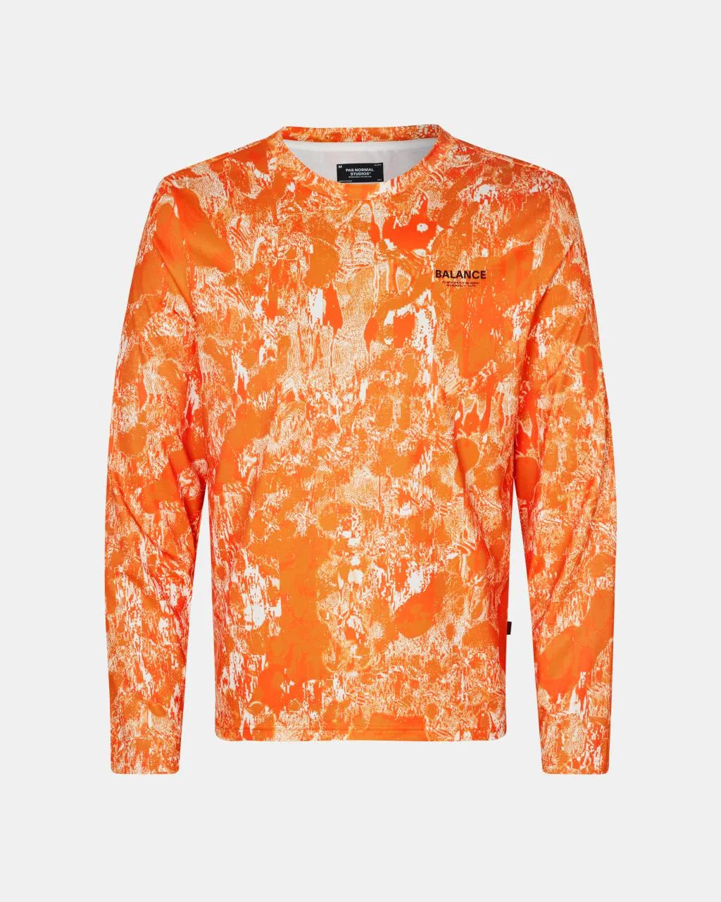 PAS NORMAL STUDIOS Balance Long Sleeve TShirt - Orange AOP