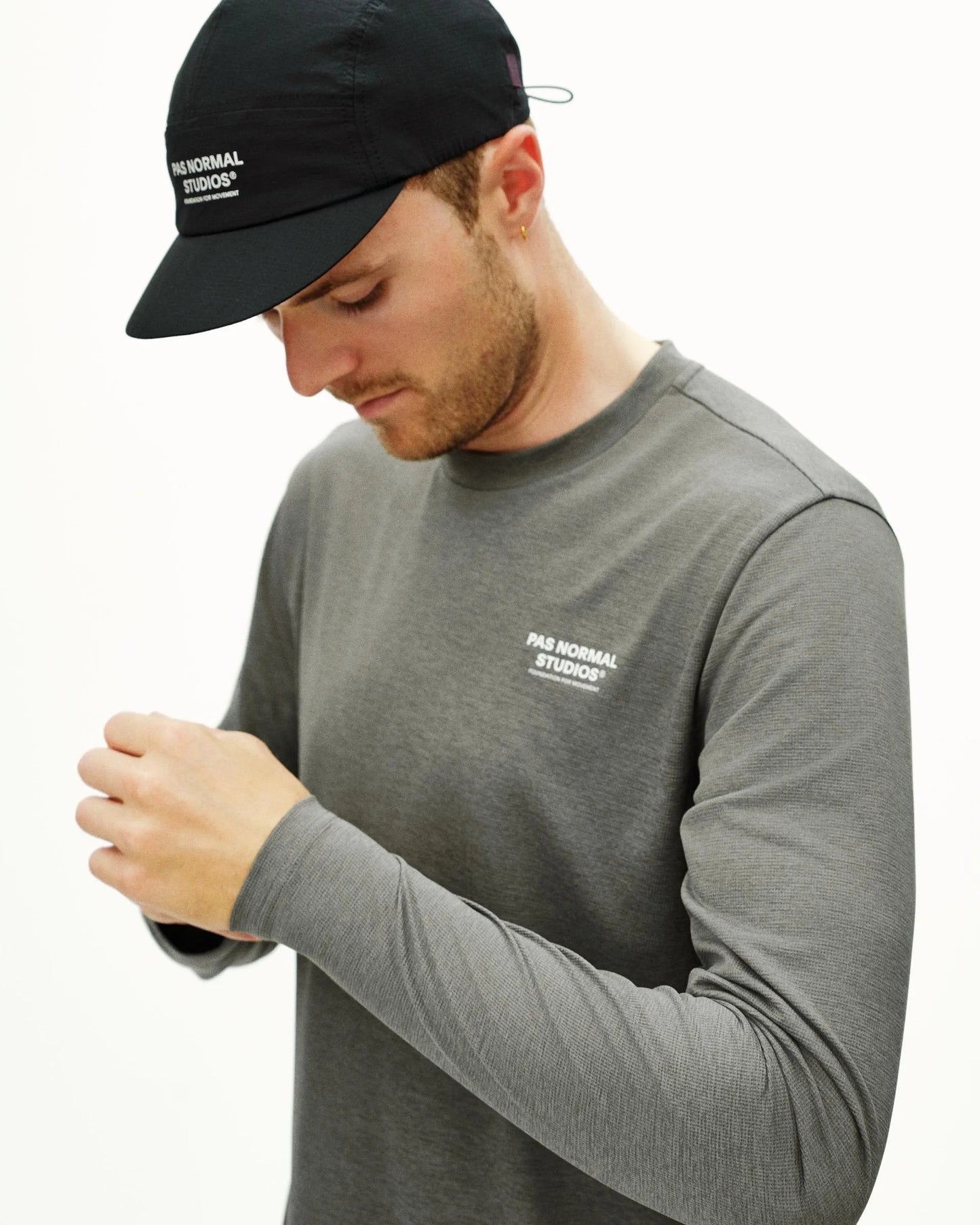 PAS NORMAL STUDIOS Balance Long Sleeve Tshirt ND - Medium Grey