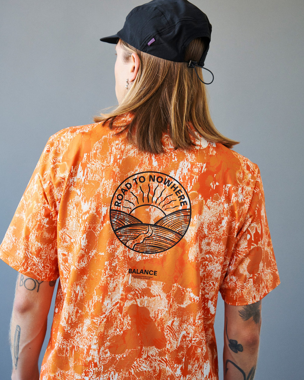 PAS NORMAL STUDIOS Balance T-shirt - Orange AOP