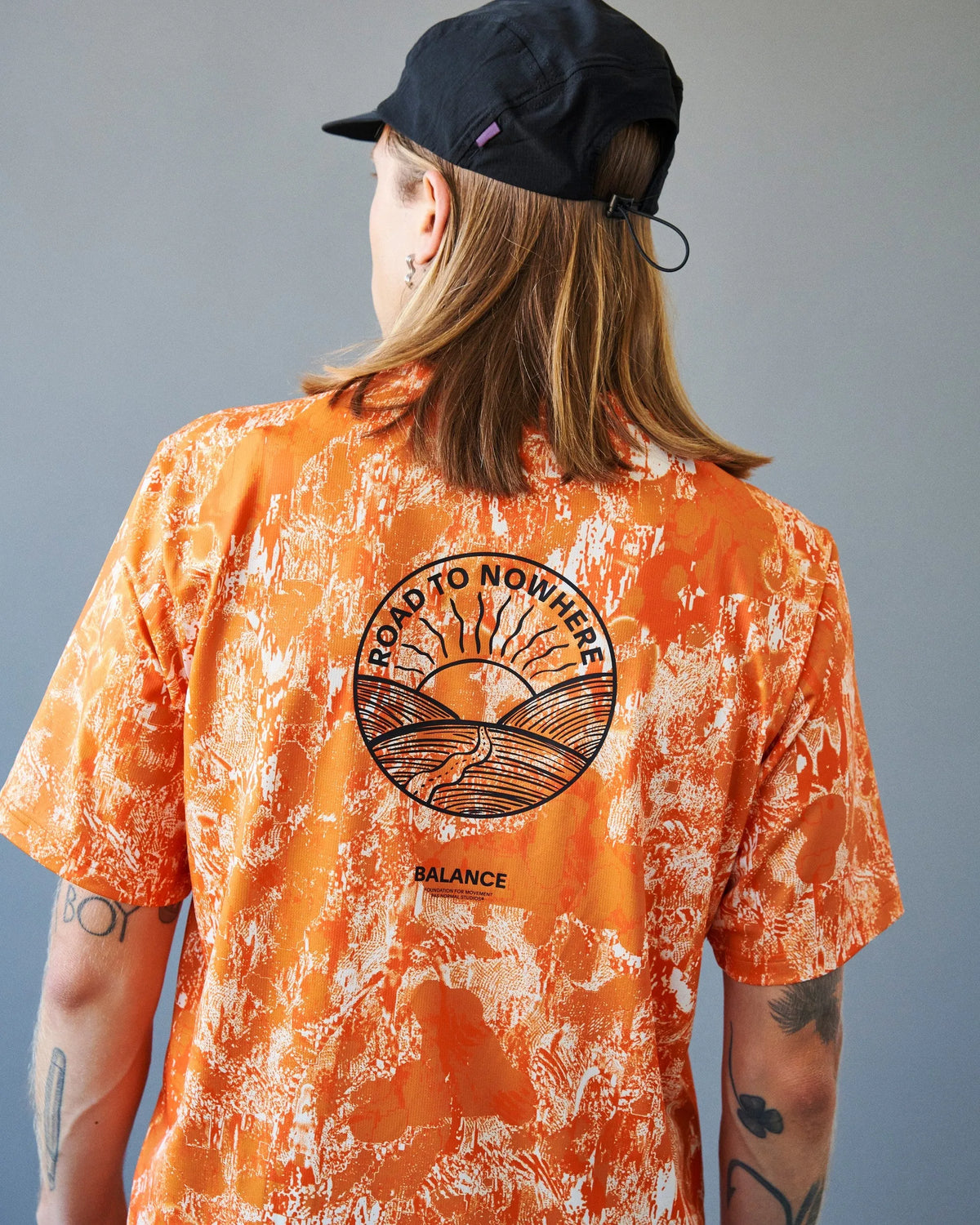 PAS NORMAL STUDIOS Balance T-shirt - Orange AOP