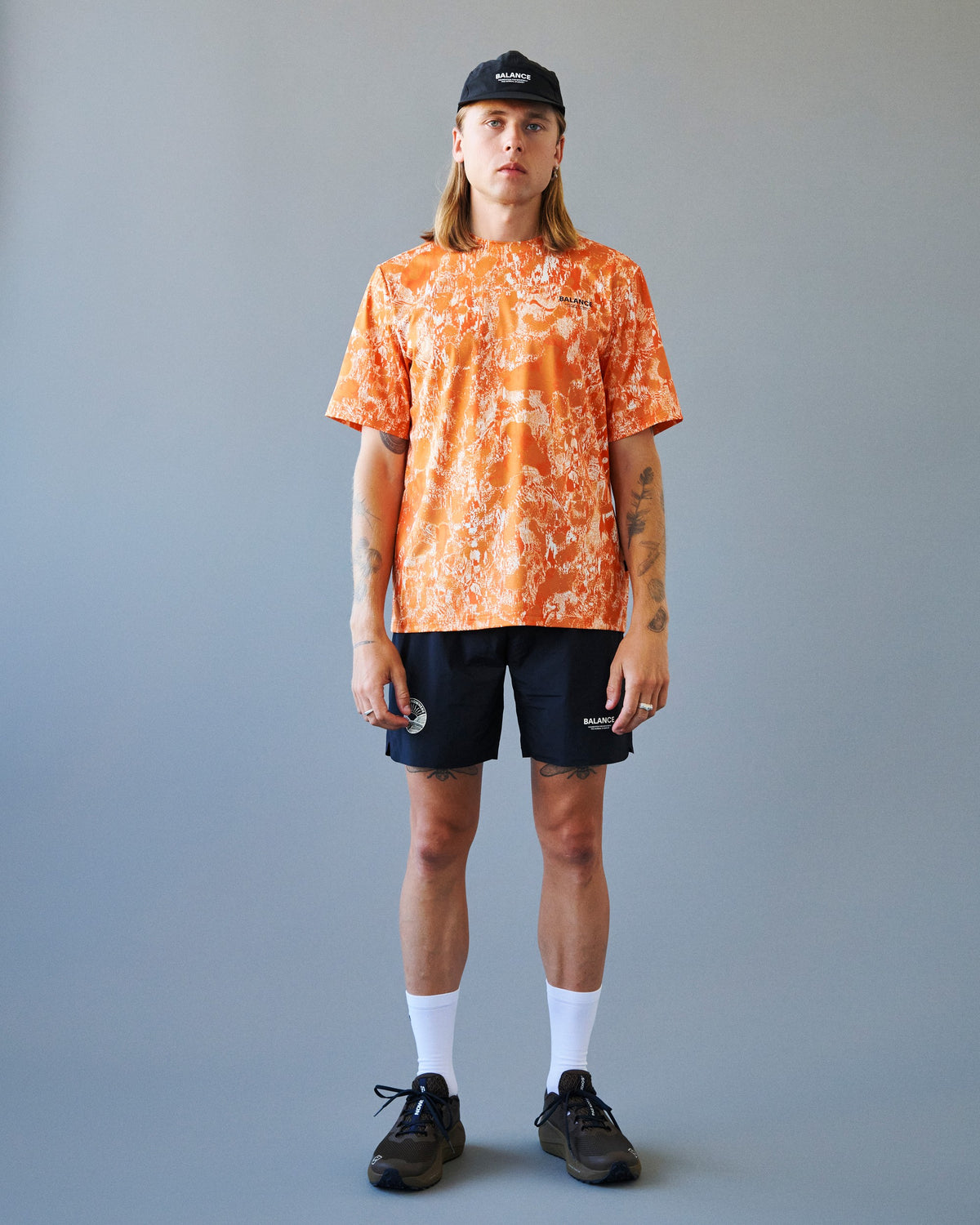 PAS NORMAL STUDIOS Balance T-shirt - Orange AOP