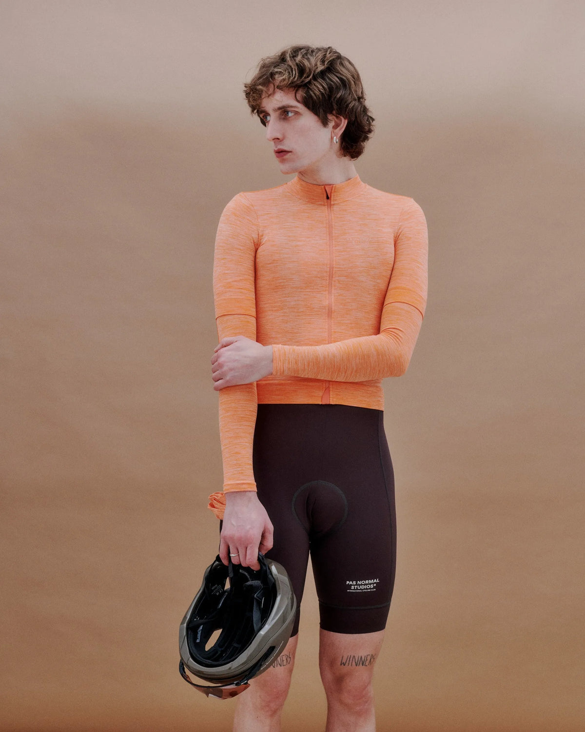 PAS NORMAL STUDIOS Escapism Knit Arm Warmers - Mandarin