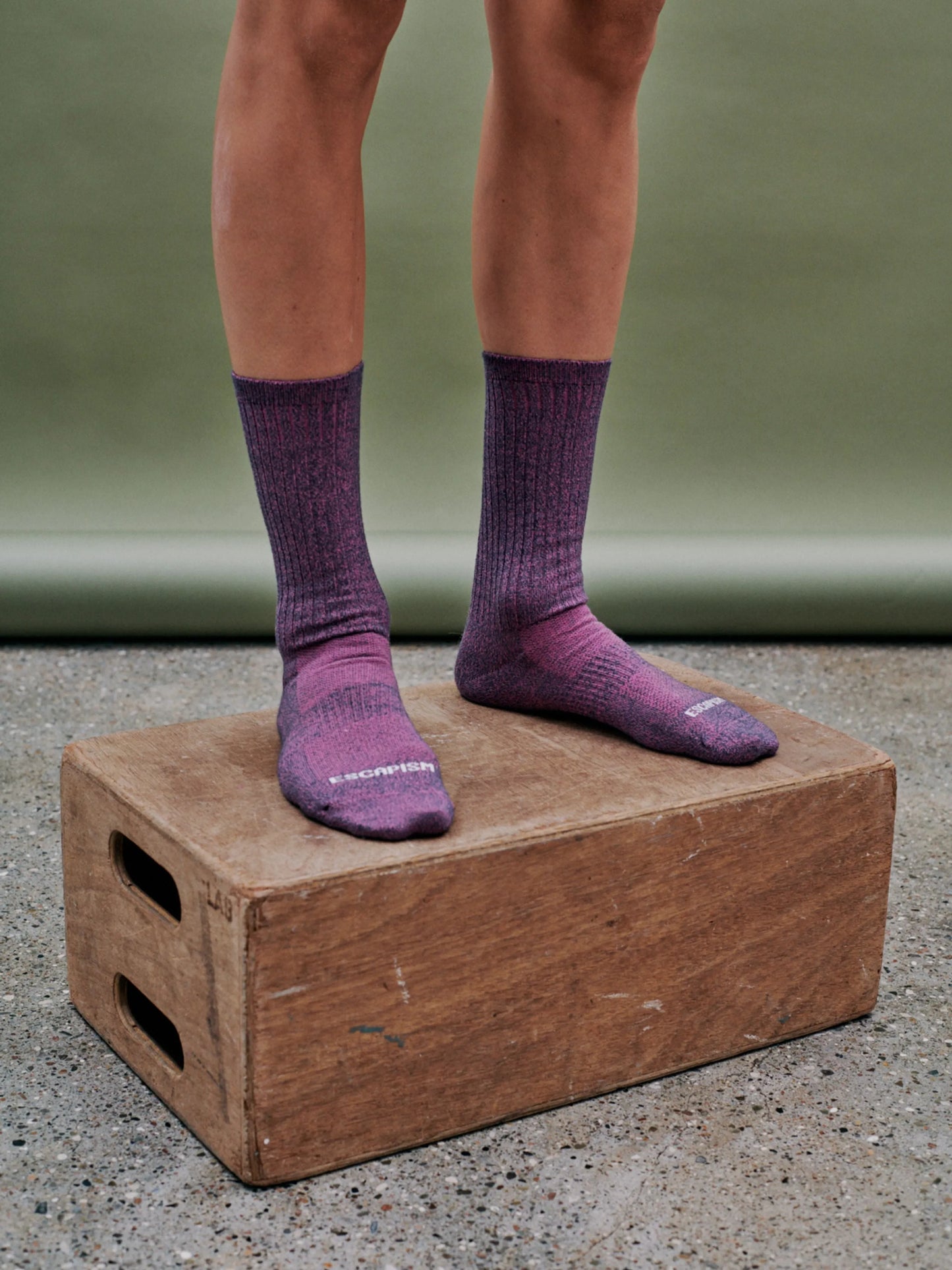PAS NORMAL STUDIOS Escapism Melange Socks - Mauve