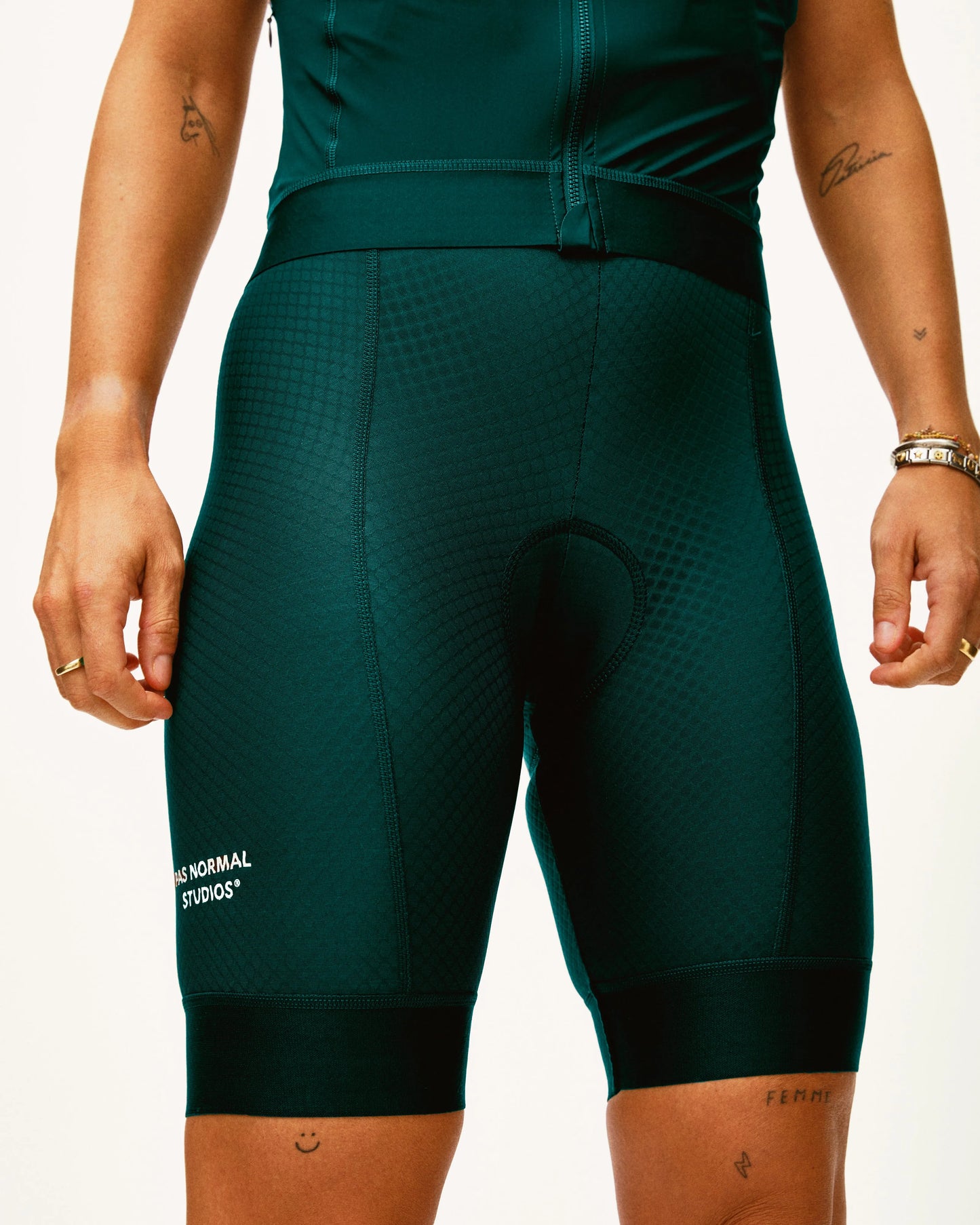 PAS NORMAL STUDIOS Essential Women Bib Shorts - Dark Petroleum