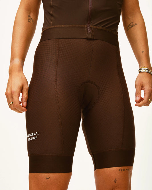 PAS NORMAL STUDIOS Essential Women Bib Shorts - Light Brown