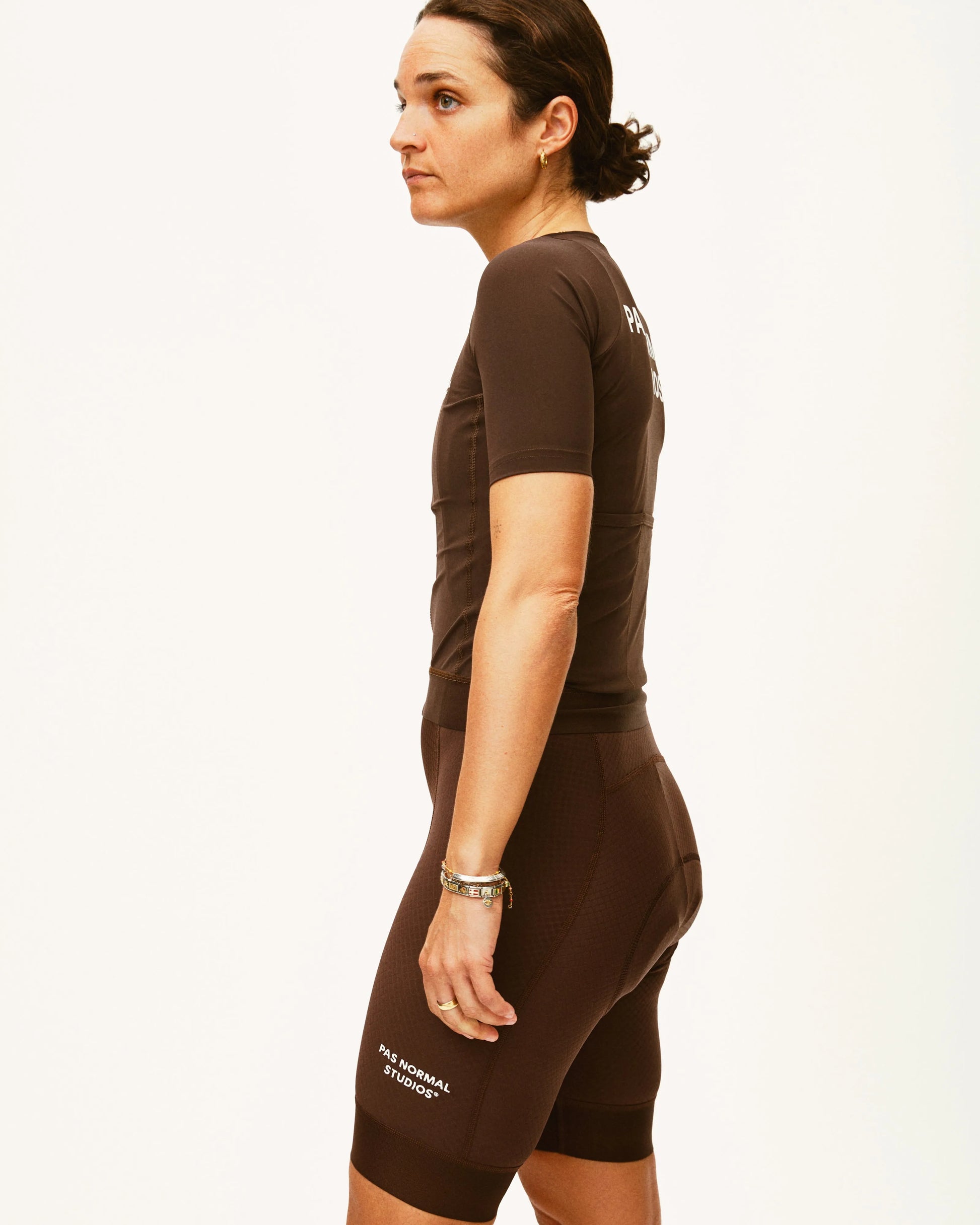 PAS NORMAL STUDIOS Essential Women Bib Shorts - Light Brown