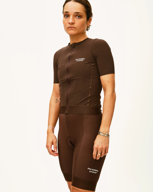 PAS NORMAL STUDIOS Essential Women Bib Shorts - Light Brown