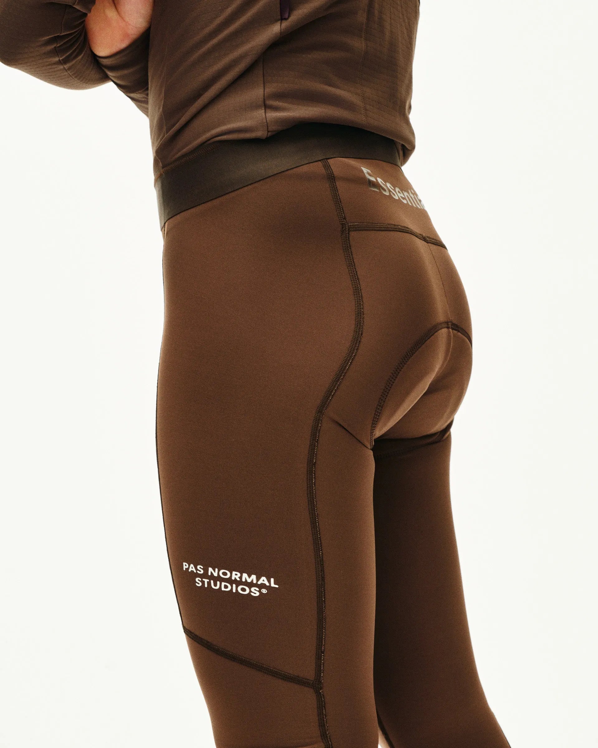 PAS NORMAL STUDIOS Essential Women Thermal Long Bibs - Light Brown