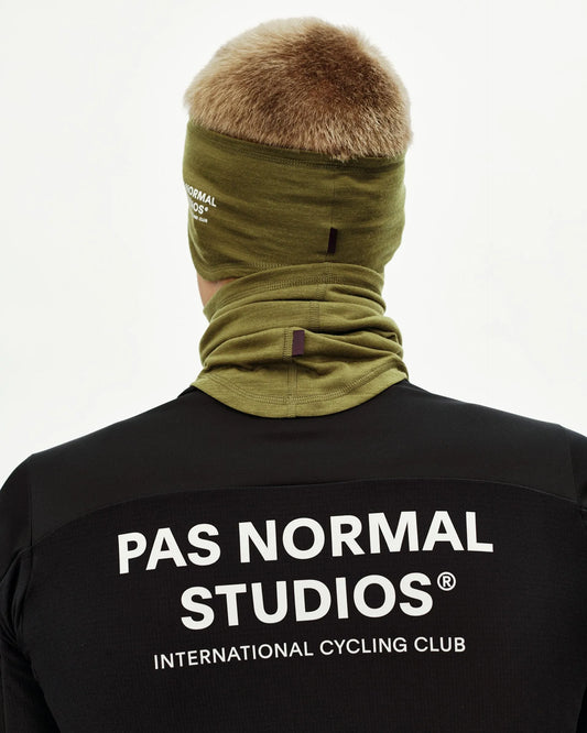 PAS NORMAL STUDIOS Logo Merino Headband - Khaki Green