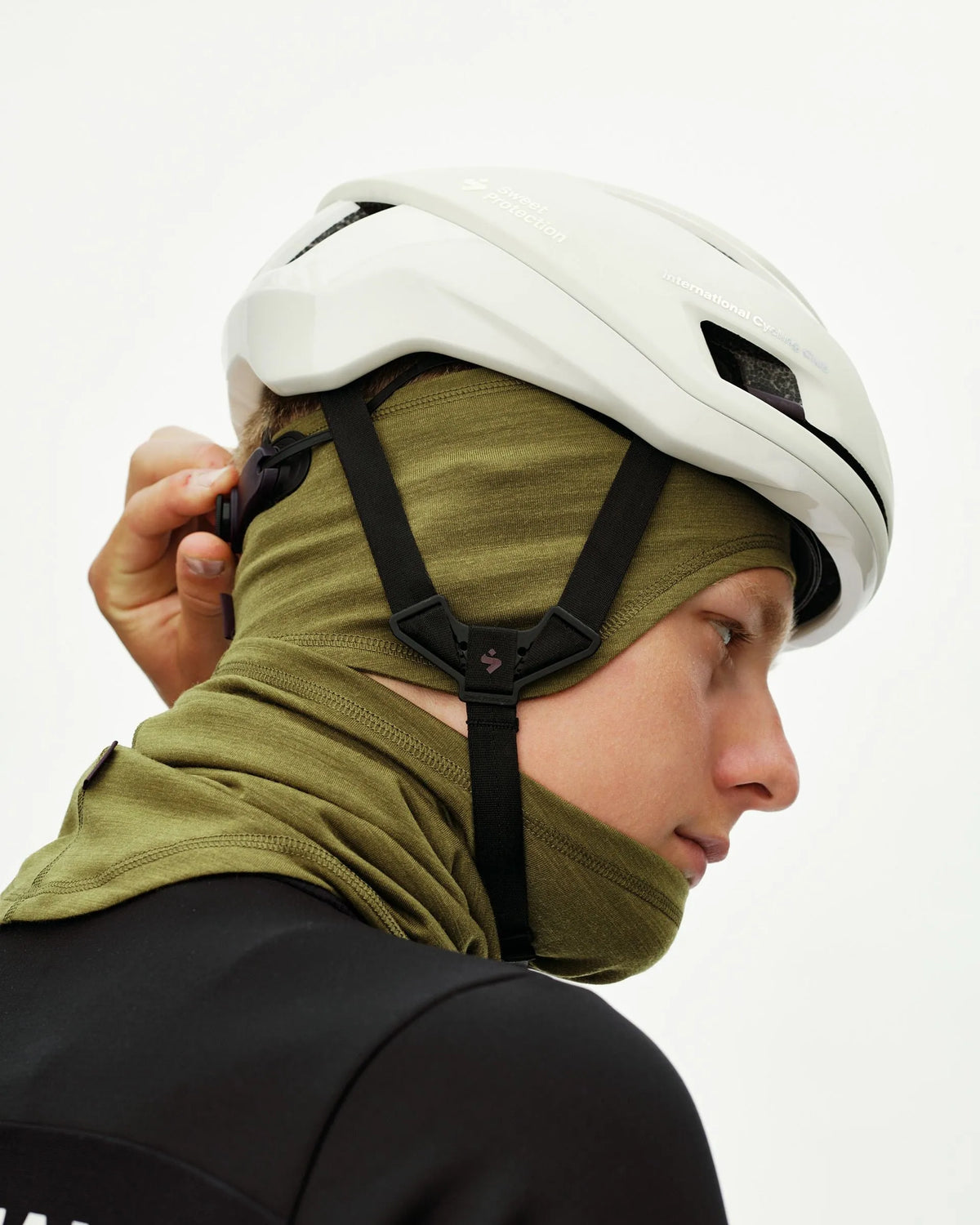 PAS NORMAL STUDIOS Logo Merino Headband - Khaki Green