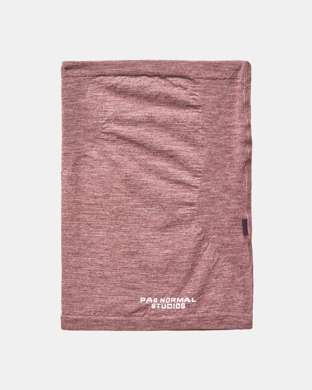 PAS NORMAL STUDIOS Logo Merino Knit Necktube - Maroon
