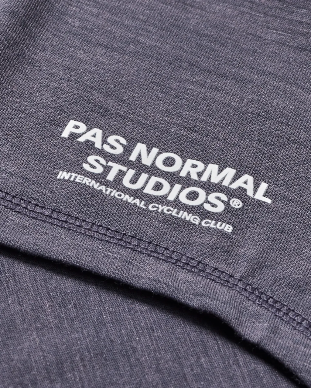 PAS NORMAL STUDIOS Logo Merino Necktube - Steel