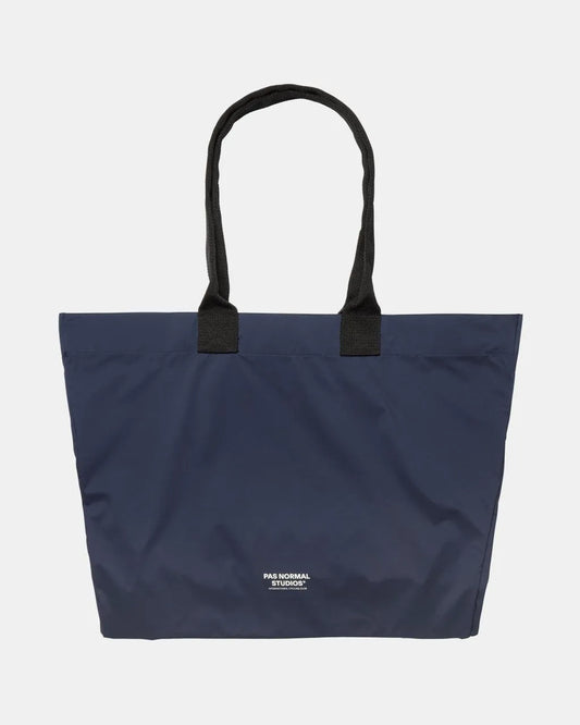 PAS NORMAL STUDIOS Logo Shield Tote Bag - Navy