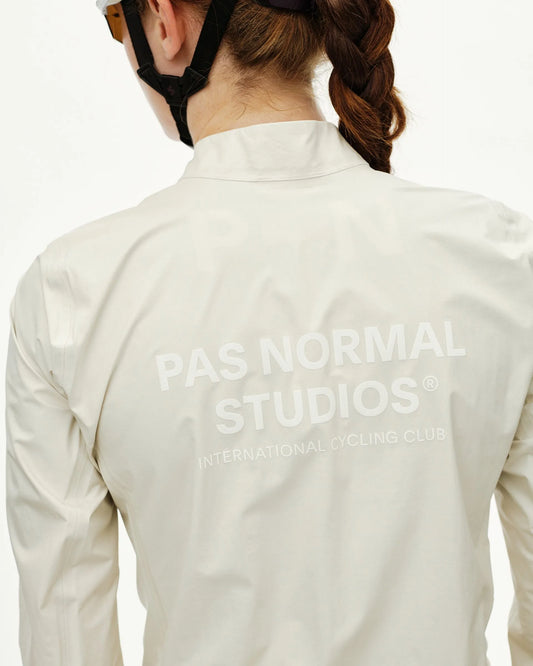 PAS NORMAL STUDIOS MECHANISM RAIN JACKET - OFF WHITE