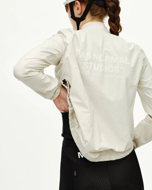 PAS NORMAL STUDIOS MECHANISM RAIN JACKET - OFF WHITE