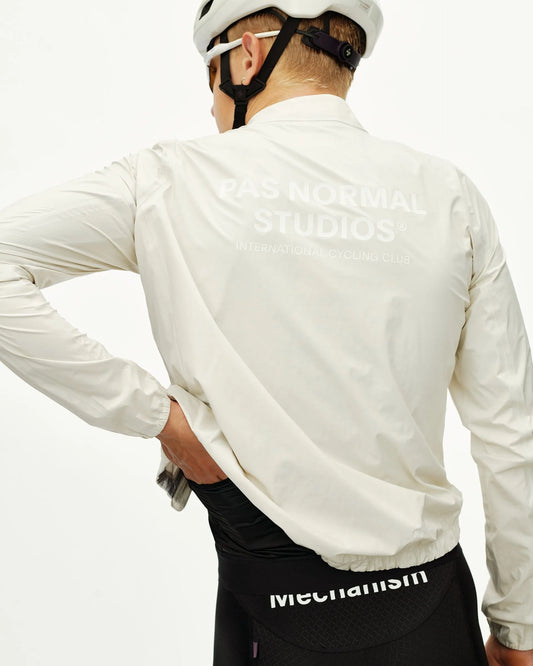 PAS NORMAL STUDIOS MECHANISM RAIN JACKET - OFF WHITE