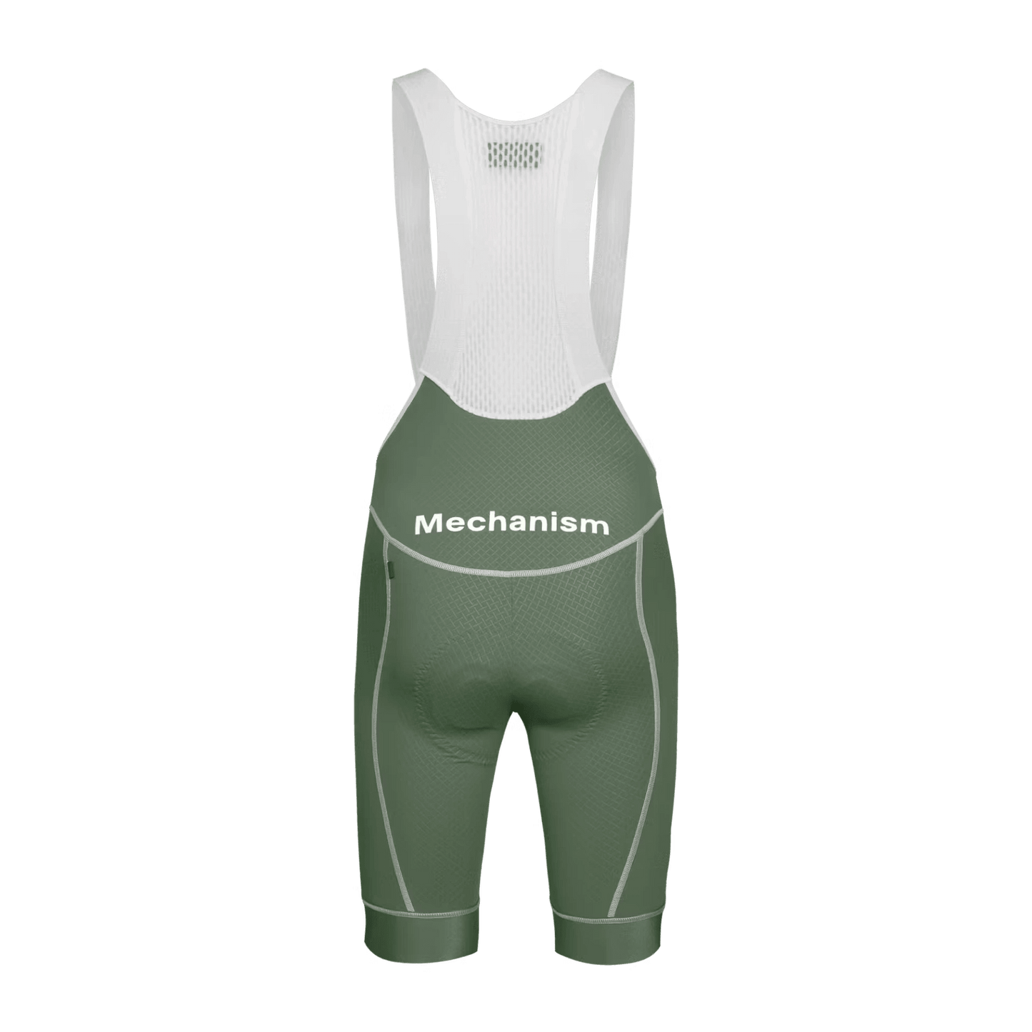 PAS NORMAL STUDIOS Mechanism Bib Shorts - Khaki Green | Velodrom PAS NORMAL STUDIOS Mechanism Bib Shorts - Khaki Green | Velodrom
