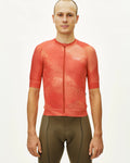 PAS NORMAL STUDIOS Mechanism Jersey - AOP Hibiscus Orange