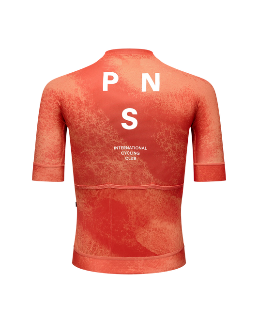 PAS NORMAL STUDIOS Mechanism Jersey - AOP Hibiscus Orange