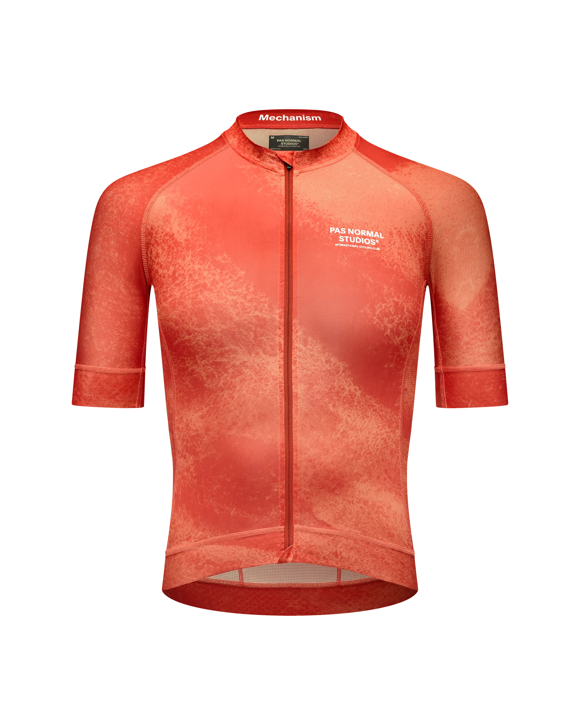 PAS NORMAL STUDIOS Mechanism Jersey - AOP Hibiscus Orange