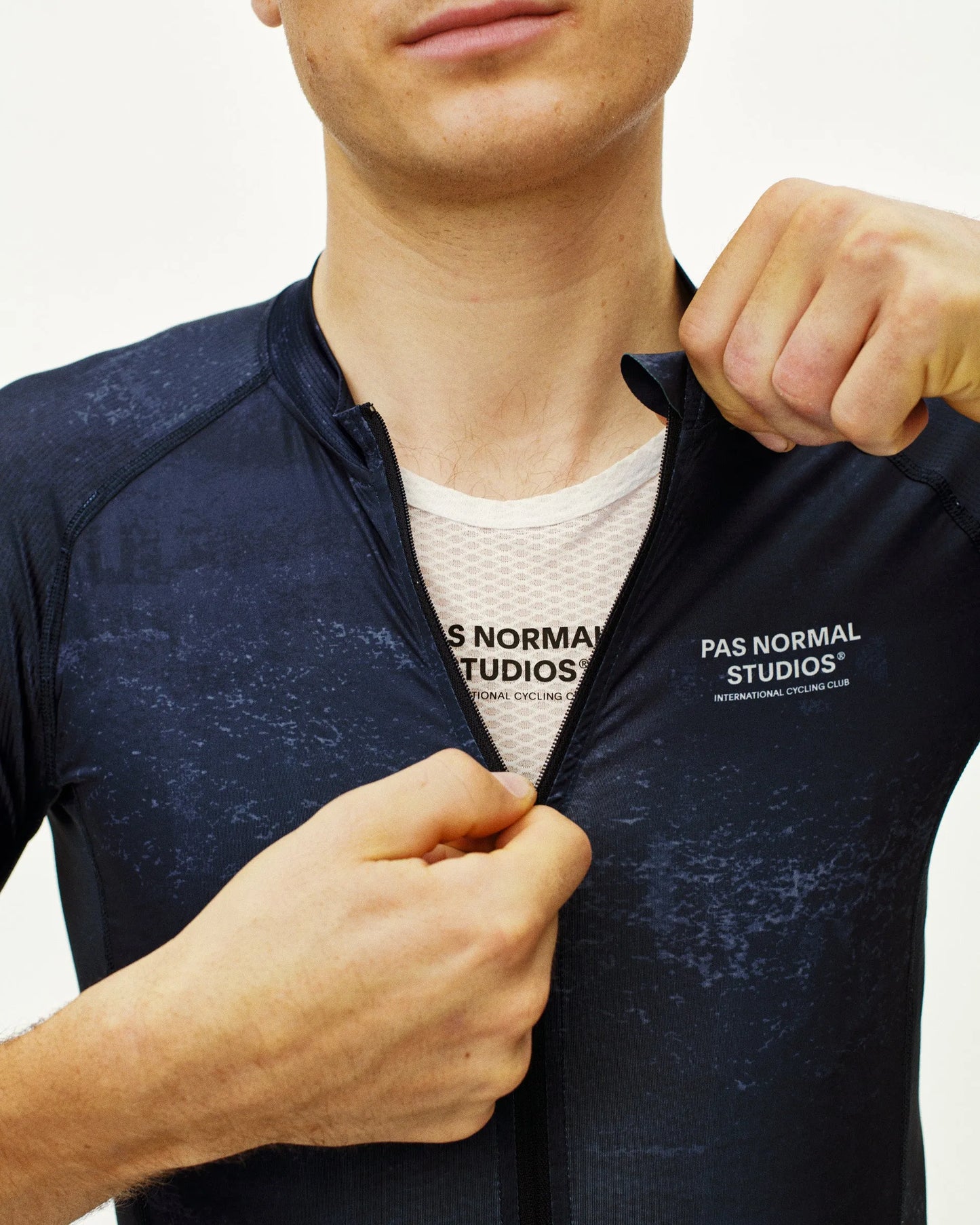 PAS NORMAL STUDIOS Mechanism Jersey - AOP Indigo