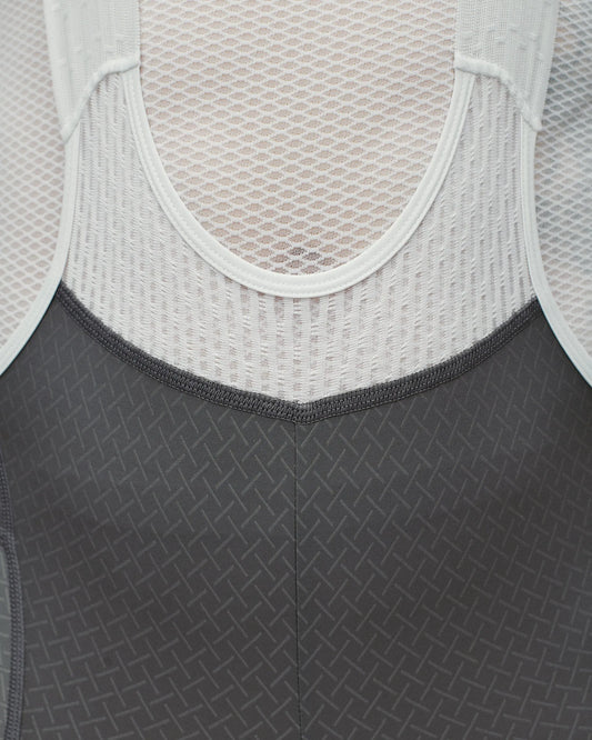 PAS NORMAL STUDIOS Mechanism Logo Bib Shorts - Medium Grey