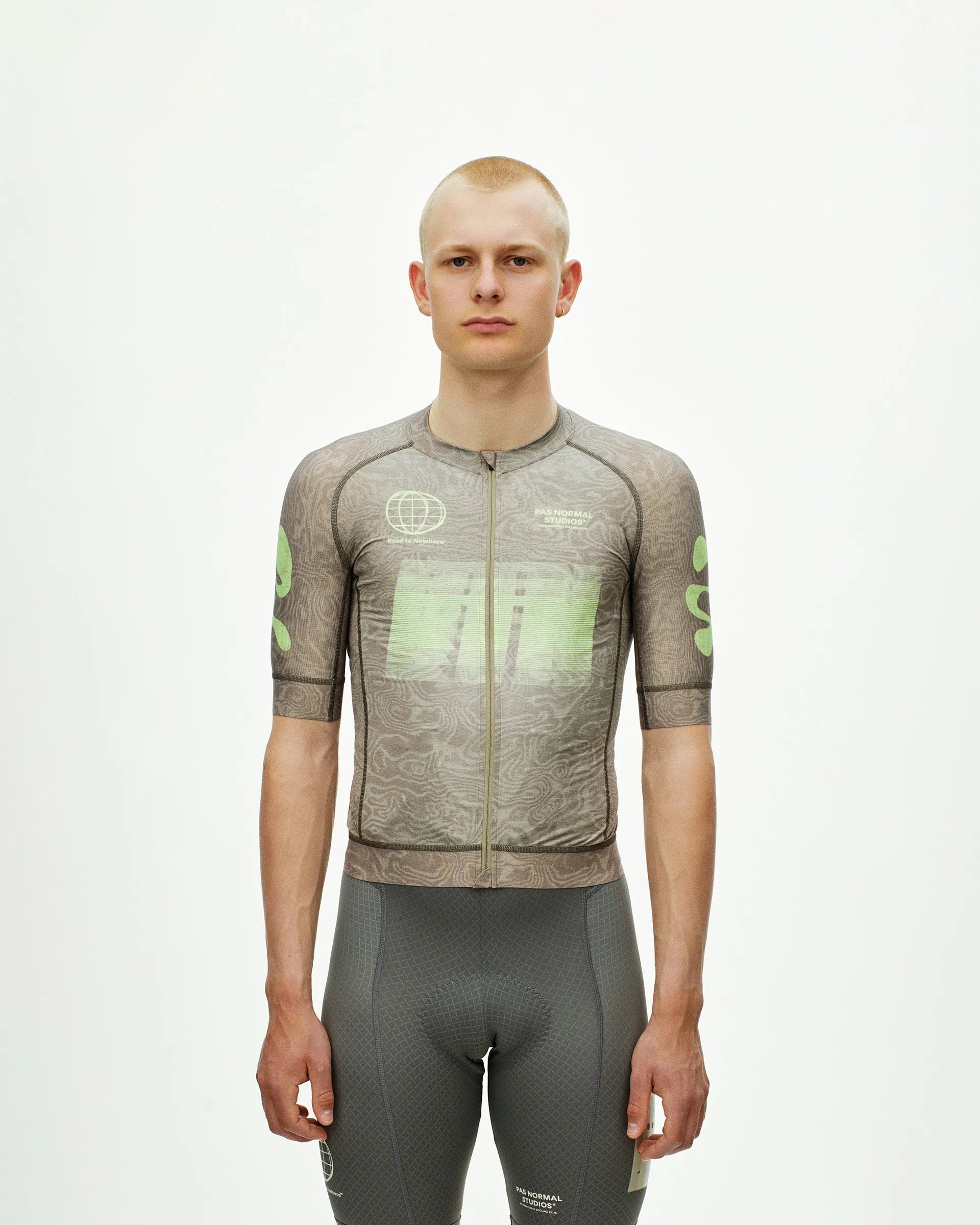 PAS NORMAL STUDIOS Mechanism Logo Jersey - AOP RTN Earth