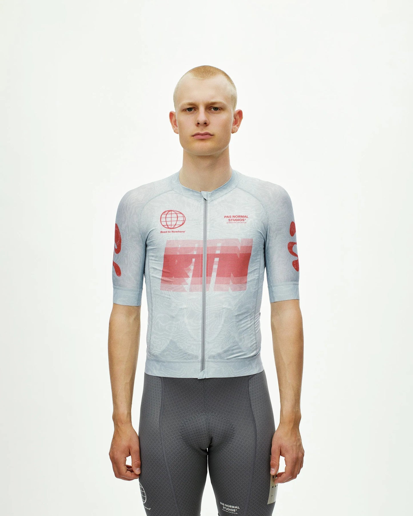 PAS NORMAL STUDIOS Mechanism Logo Jersey - AOP RTN Light Aqua