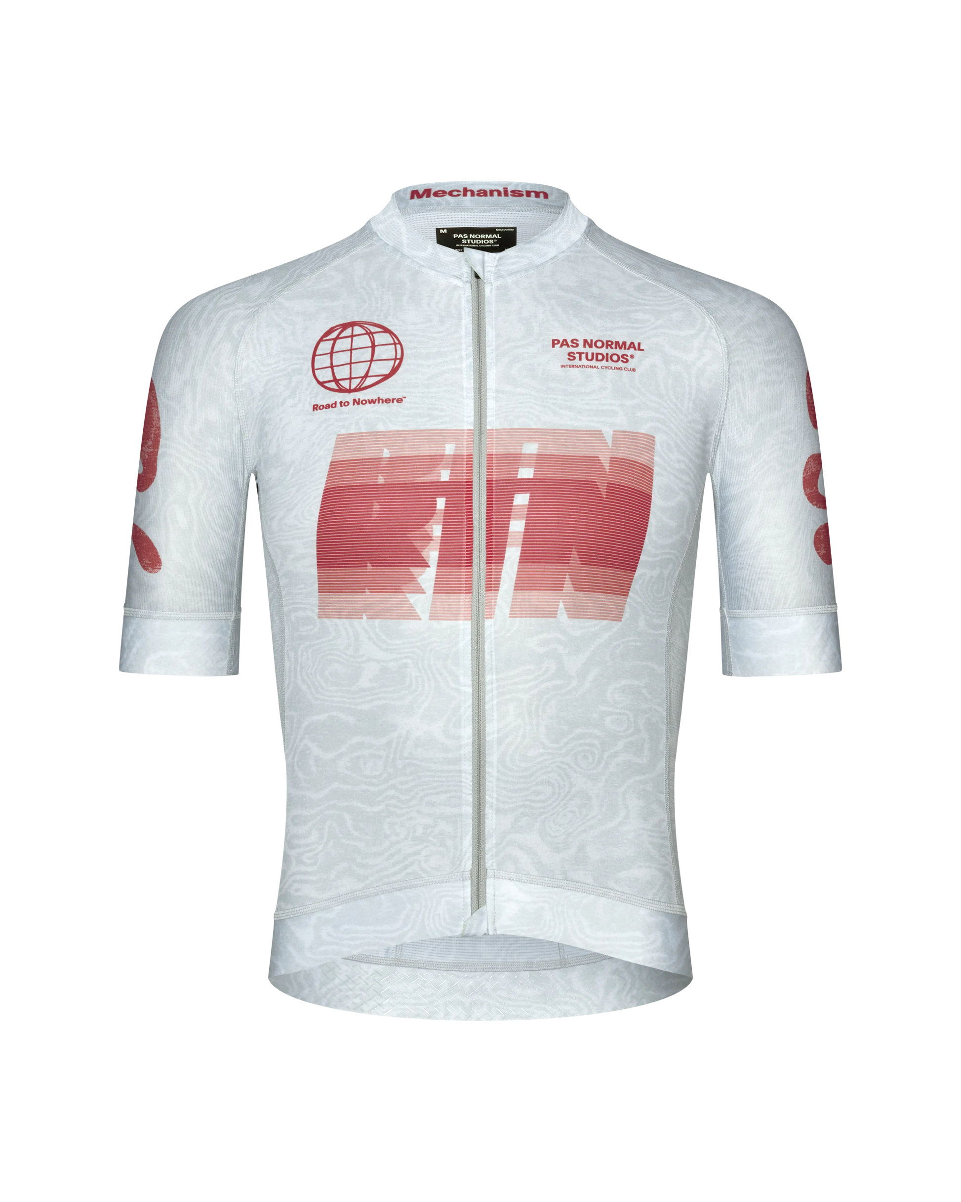 PAS NORMAL STUDIOS Mechanism Logo Jersey - AOP RTN Light Aqua