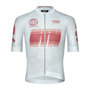 PAS NORMAL STUDIOS Mechanism Logo Jersey - AOP RTN Light Aqua