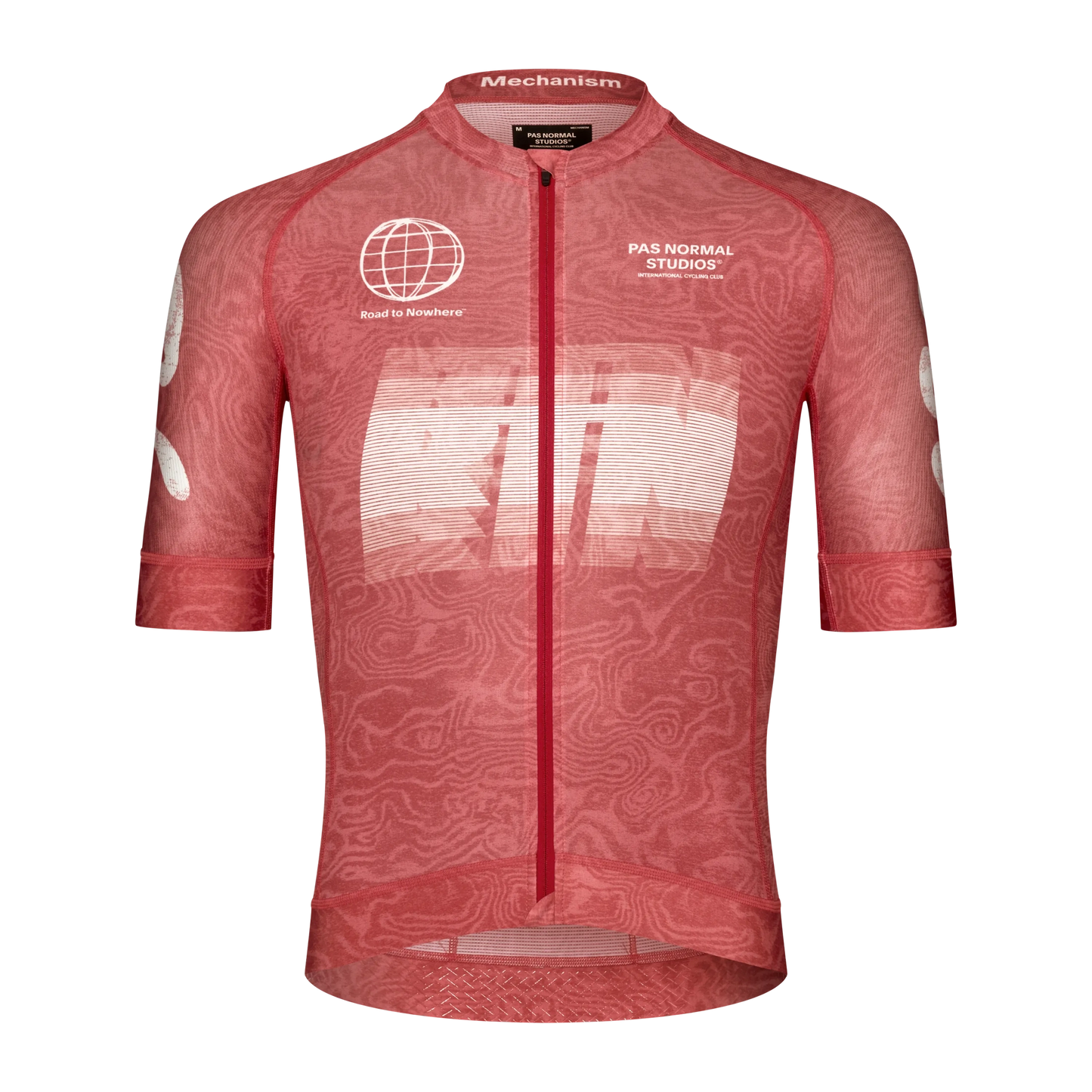 PAS NORMAL STUDIOS Mechanism Logo Jersey - AOP RTN Classic Red