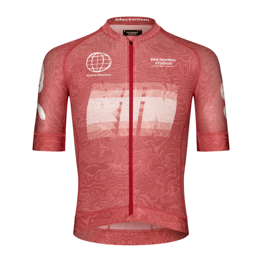 PAS NORMAL STUDIOS Mechanism Logo Jersey - AOP RTN Classic Red