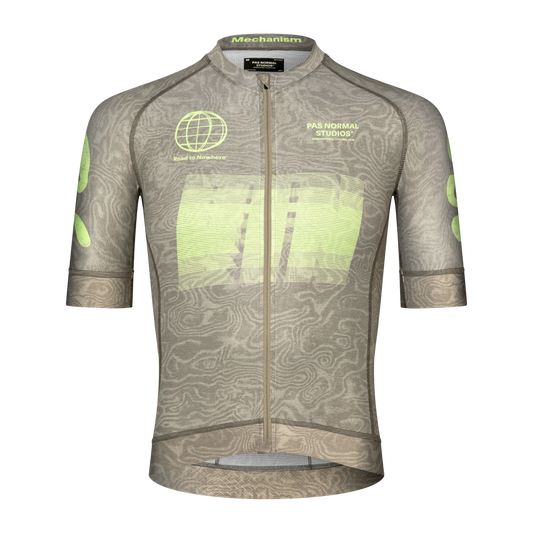 PAS NORMAL STUDIOS Mechanism Logo Jersey - AOP RTN Earth