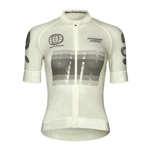 PAS NORMAL STUDIOS Mechanism Logo Women Jersey - AOP RTN Off White