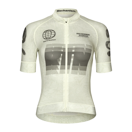 PAS NORMAL STUDIOS Mechanism Logo Women Jersey - AOP RTN Off White