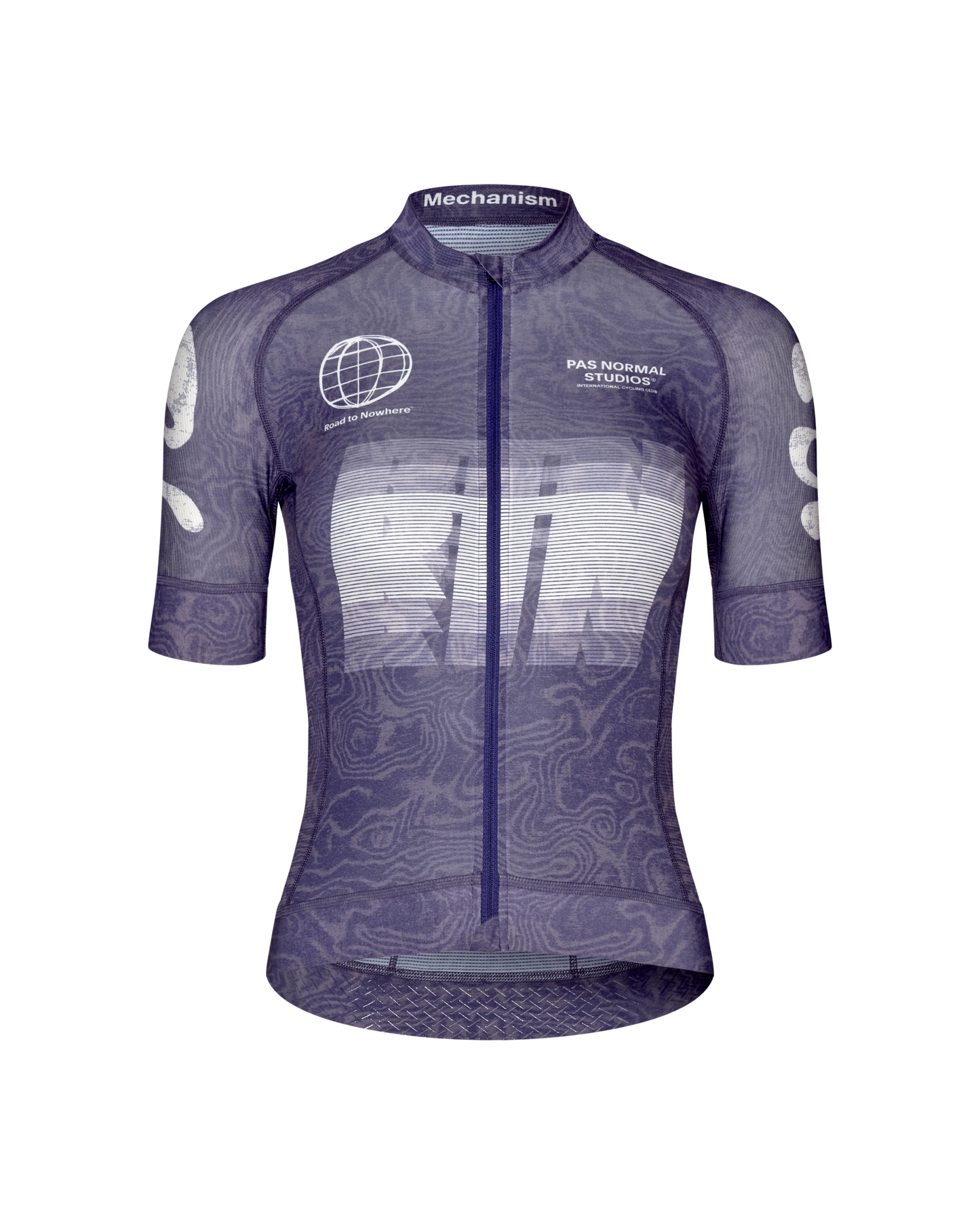 PAS NORMAL STUDIOS Mechanism Logo Women Jersey - AOP RTN Dark Purple