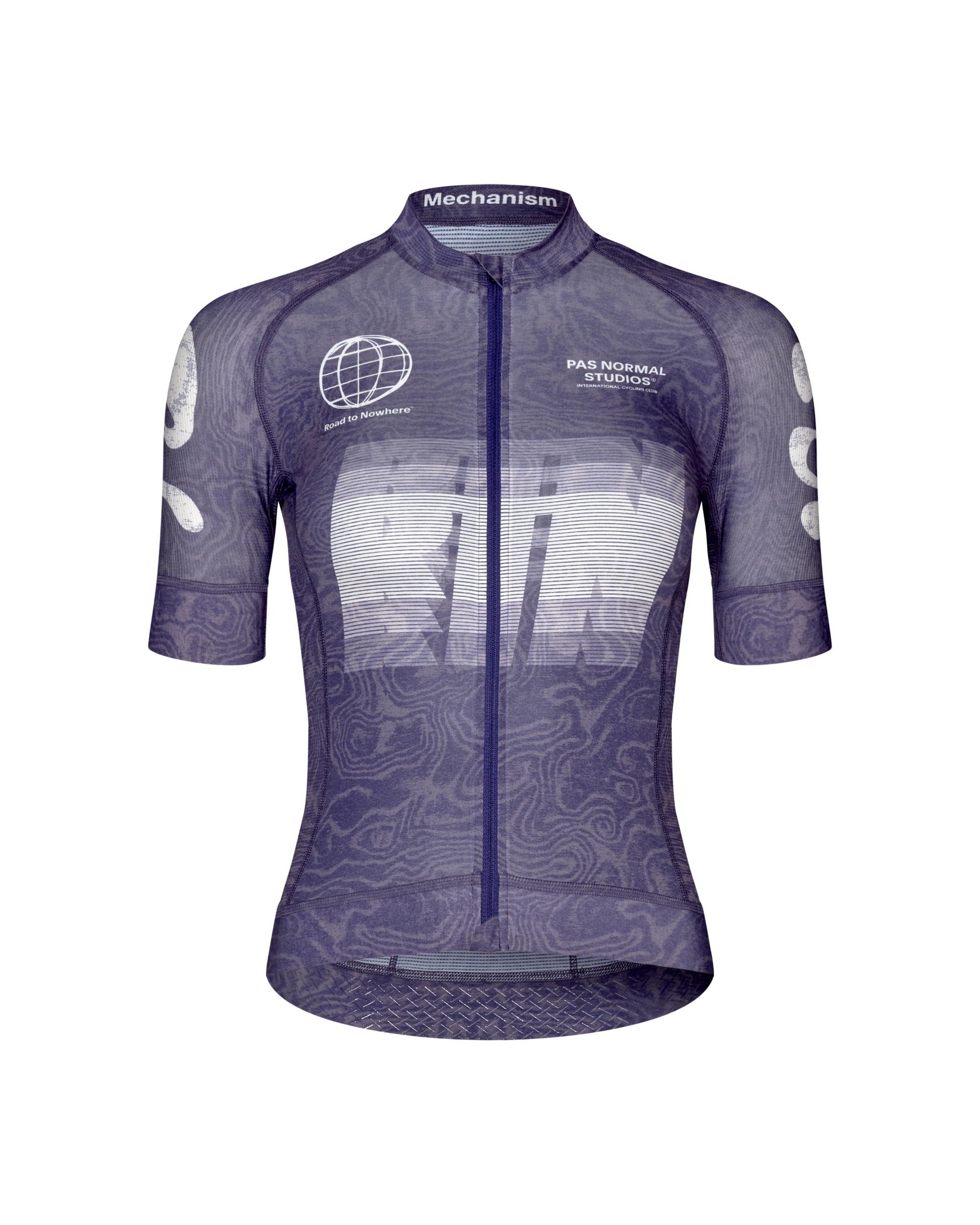 PAS NORMAL STUDIOS Mechanism Logo Women Jersey - AOP RTN Dark Purple