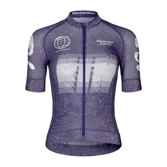PAS NORMAL STUDIOS Mechanism Logo Women Jersey - AOP RTN Dark Purple