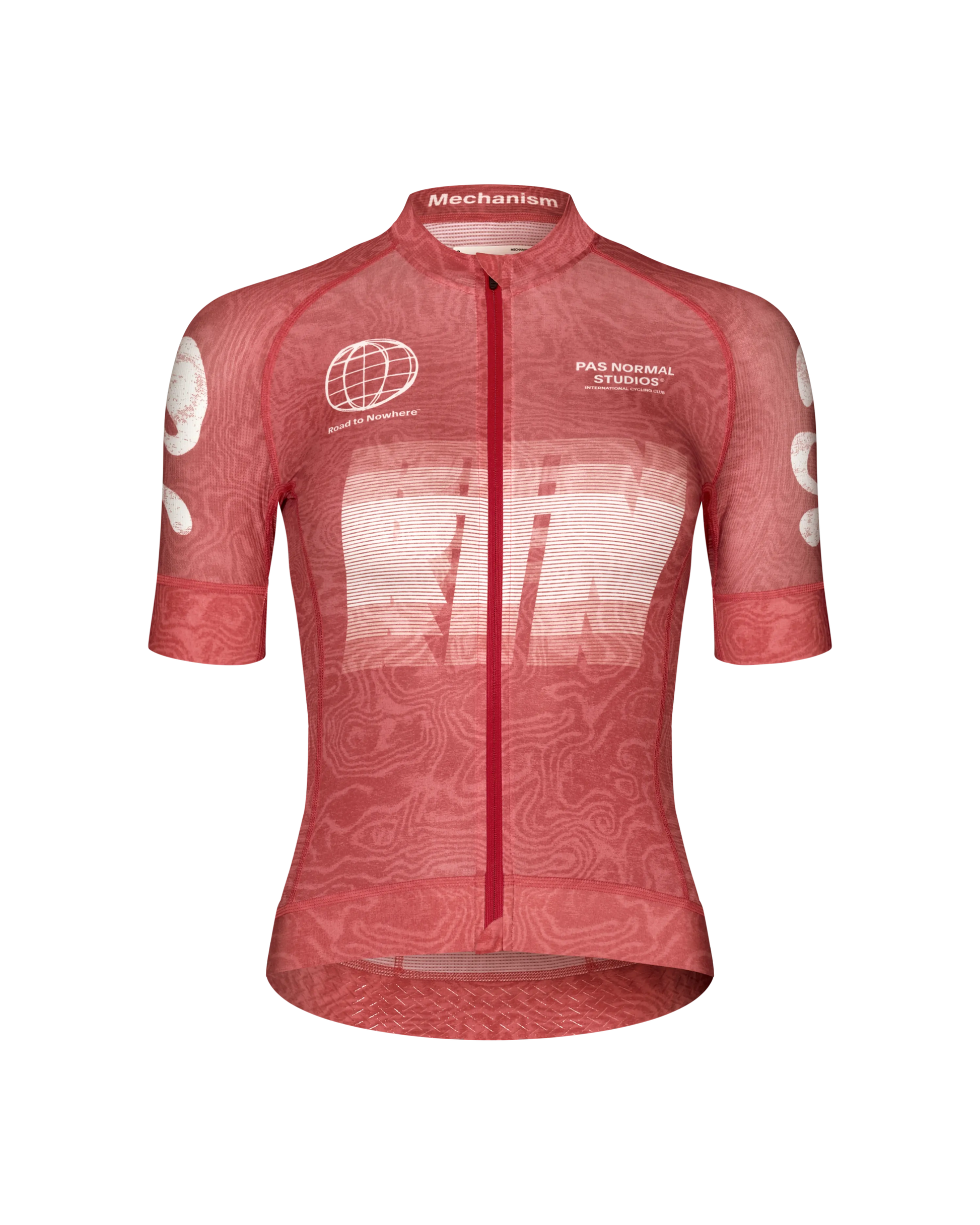 PAS NORMAL STUDIOS Mechanism Logo Women Jersey - AOP RTN Classic Red