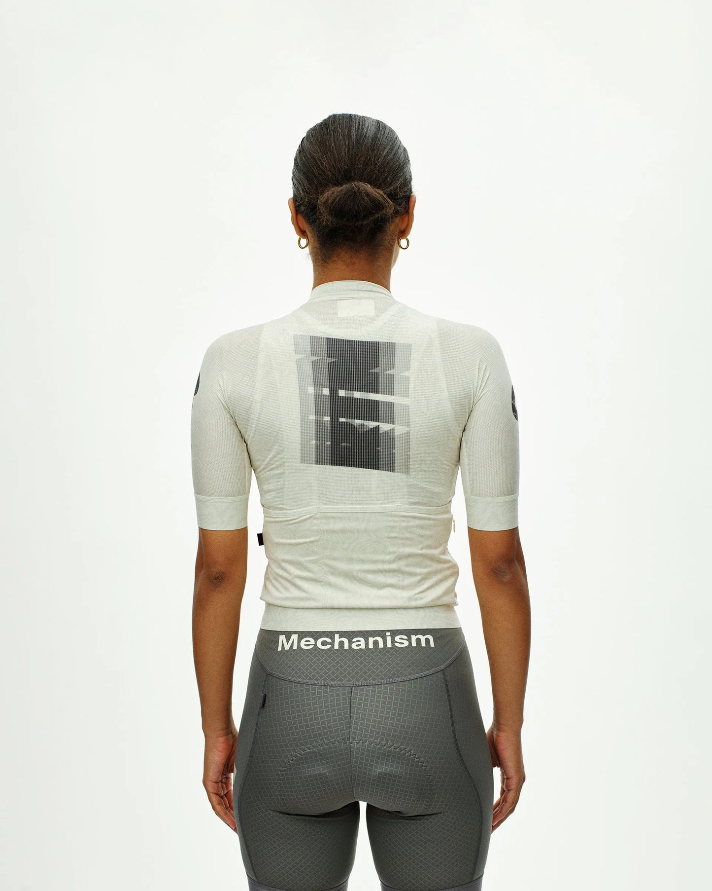 PAS NORMAL STUDIOS Mechanism Logo Women Jersey - AOP RTN Off White