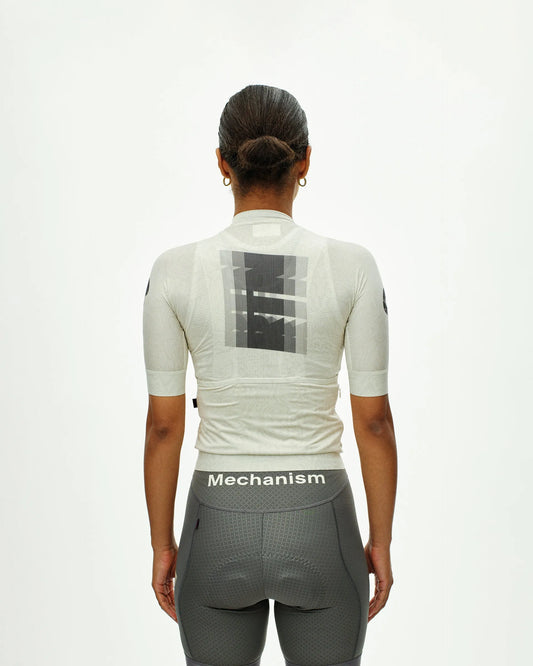 PAS NORMAL STUDIOS Mechanism Logo Women Jersey - AOP RTN Off White